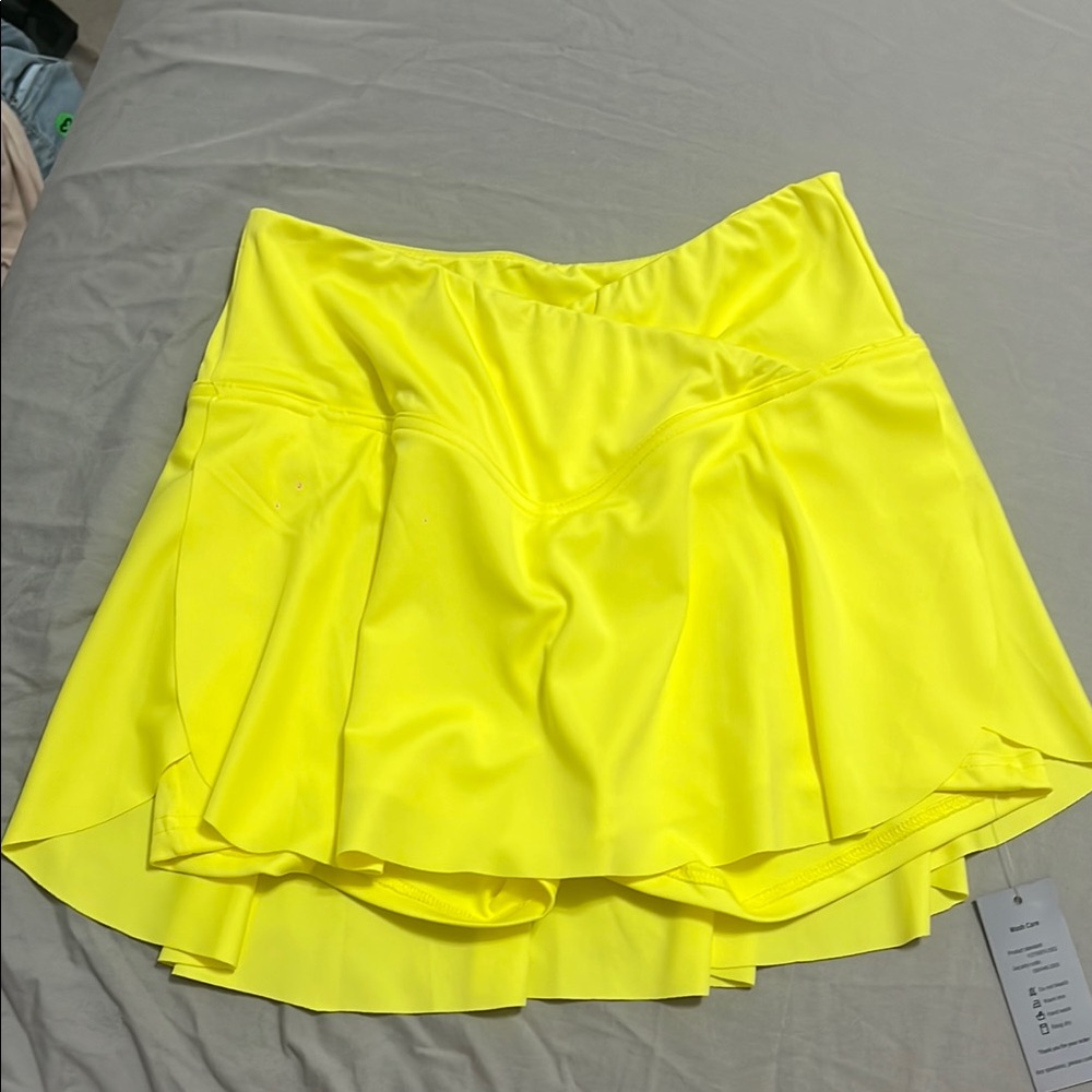 Bright Yellow Skirt